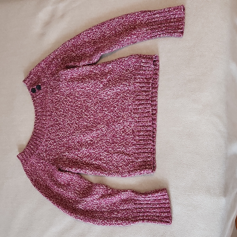 Women's Pullover Knitted Sweater, Size Large,